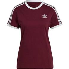 Adidas Women's Adicolor Classics 3-Stripes Tee - Victory Crimson