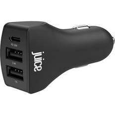 Juice 18W 3-Port Car Charger with Power Delivery