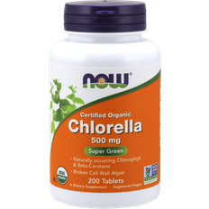 NOW Chlorella 500mg 200 pcs