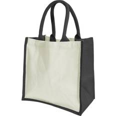 Westford Mill Printers Midi Jute Bag 2-pack - Black