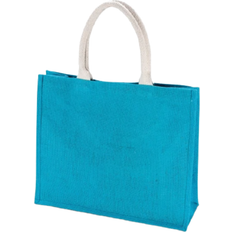 KiMood Jute Beach Bag - Turquoise