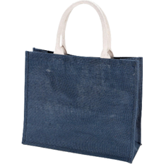 KiMood Jute Beach Bag - Midnight Blue