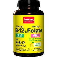 Jarrow Formulas Methyl B-12 & Methyl Folate Lemon 100 pcs