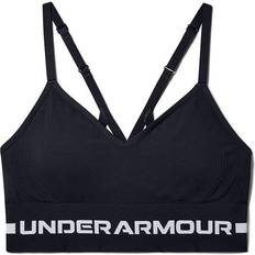 Under Armour Bras Under Armour Seamless Low Long Sports Bra - Black/Halo Gray