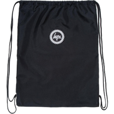 Hype Crest Drawstring Bag - Black