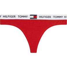 Tommy Hilfiger Organic Cotton Logo Thong - Tango Red