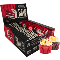 Bars Warrior Raw Protein Flapjack -Red Velvet Cake 12 Bars Supplements