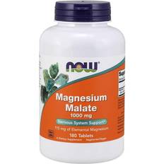 Now Foods Vitamins & Minerals Now Foods Magnesium Malate 180 Tablets Minerals NOW