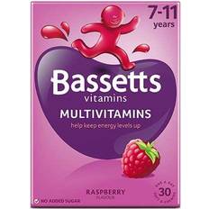 E Vitamins Vitamins & Minerals Bassetts Multivitamins For 7-11 Years Raspberry Flavour