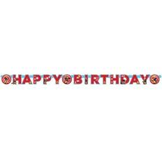 Vegaoo Amscan 9902180 Fireman Sam Happy Birthday Letter Banner 1.6 m