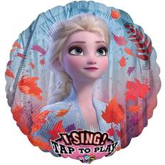 Disney Amscan Anagram 4039301 Frozen 2 Jumbo Sing-a-Tune Foil Balloon 18 Inch