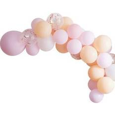 Balloon Arches Ginger Ray Hen Party Rose Gold Balloon Arch DIY No Helium 60 Pack, Pink