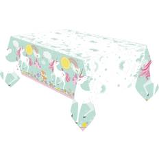 Unicorn Amscan 571929 Magical Birthday Party Plastic Table Cover 1.37m x 2.6m