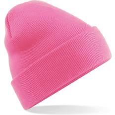 Beechfield Soft Feel Knitted Winter Hat - True Pink
