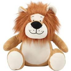 Mumbles Zippie Lion Plush Toy (One Size) (Brown)