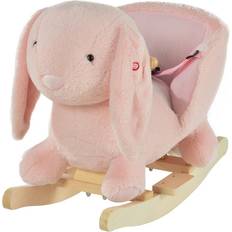 Homcom Rocking Horse 330-112 500 mm 330 mm 600 mm Pink