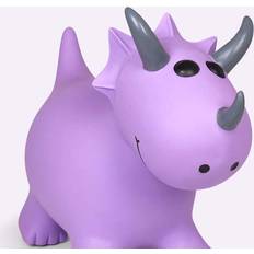 Hoppers Happy Hopperz Purple Triceratops