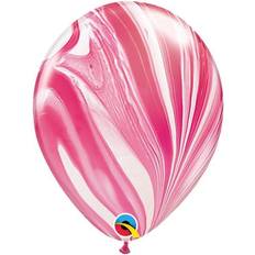 Qualatex Latex Ballons Superagate Red/White 25-pack