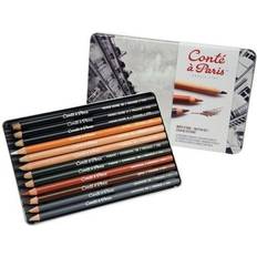 Conté à Paris Studio Sketching and Drawing Pencils Assorted Colours