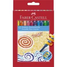 Faber-Castell 120003 Twistable Wax Crayons (Pack of 12)