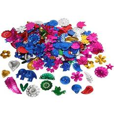 Water Based DIY Creativ Company Sequins, size 15-45 mm, bold colours, 30 g/ 1 pack