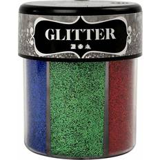 Creotime Glitter, assorted colours, 6x13 g/ 1 tub