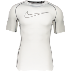 Nike Men Base Layers Nike Dri-Fit Pro Short Sleeve Top Men - White/Black