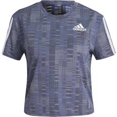 Adidas Own The Run Primeblue T-shirt Women - Semi Night Flash/White