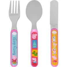 Peppa Pig Perfect Day Metal Cutlery Set 3pcs