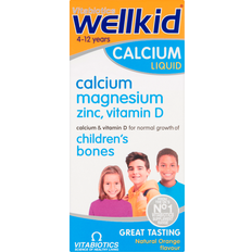 E Vitamins Vitamins & Minerals Vitabiotics Wellkid Calcium Liquid 150Ml