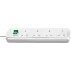 Brennenstuhl 1150423 Eco-Line 4 Way White 1.5m 05VV-F 3G1.25