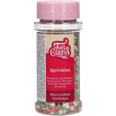 Funcakes Mini Confetti Christmas Sprinkles Baking Decoration