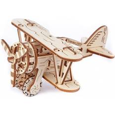 Wooden City Wooden kit Biplane airplane