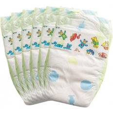 Heless 6635 6 x Doll Nappies Size 35-50 cm