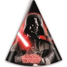 Birthdays Party Hats Procos Unique Party 71966 Heroes and Villains Star Wars Party Hats, Pack of 6