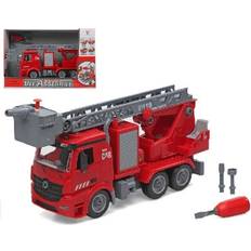 BigBuy Fire Truck with Light and Sound Diy Assembly