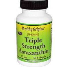 Healthy Origins Astaxanthin Triple Strength 12 mg 60 Softgels