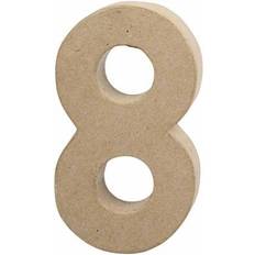 Creative Number, 8, H: 20,2 cm, W: 11 cm, thickness 2,5 cm, 1 pc