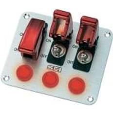 TRU Components Car control pad TC-R18-P3A 12 V DC 20 A 1 x Off/On latch 1 pc(s)