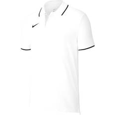 Nike Girls Polo Shirts Nike Youth Boys Polo Team Club 19 SS - White/Black ( AJ1502-100)