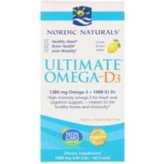 Nordic Naturals Ultimate Omega-D3, 1280mg Lemon 60 solfgels