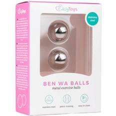 Easytoys Geisha Collection Silver ben wa balls, Bladder Control and Pelvic Floor Exercises, Training Kit for Women: Beginners and Advanced, 20 mm