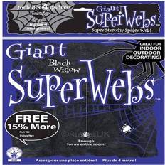 Rubies Rubie's 2327NS Official 60 gm Large Black Spider Web Halloween Decoration, Adult's