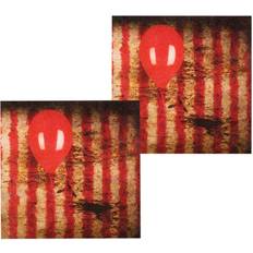 Boland 72353 12 Napkins Horror Clown Multi-Coloured