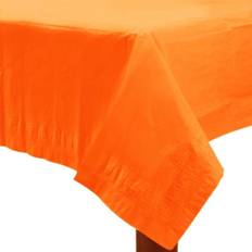 Amscan Plastduk med foder (6 st) Orange 137 x 274cm