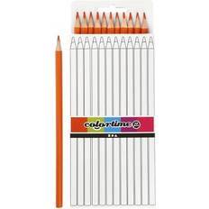 Colortime colouring pencils, L: 17 cm, lead 3 mm, orange, 12 pc/ 1 pack