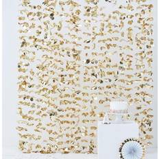 Birthdays Doorway Party Curtains Ginger Ray Gold Foil Flower Party Hanging Backdrop Photobooth Wall Pick & Mix