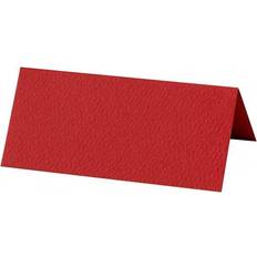 Place cards, size 9x4 cm, 220 g, red, 20 pc/ 1 pack