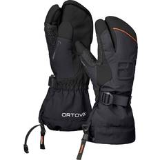 Ortovox Merino Freeride 3 Finger Glove M - Black Raven