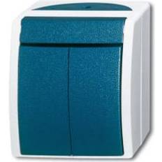 Busch-Jaeger 2601/5 W-53 Wet room switch product range Series switch Ocean (surface-mount) Blue, Green